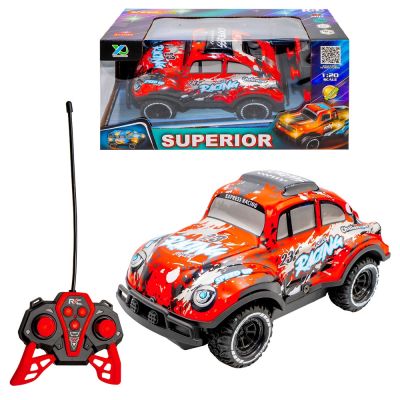 Masina cu RC, Glow in the dark, 18.5x9.5x8.5