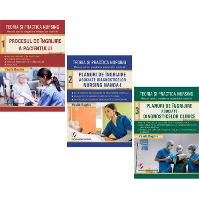 Pachet Teoria si practica nursing. Volumele 1, 2 si 3 - Vasile Baghiu