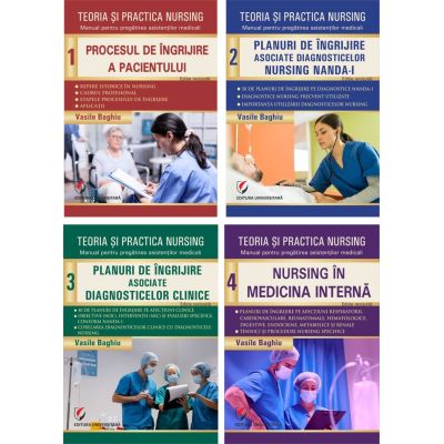 Pachet Teoria si practica nursing. Volumele 1, 2, 3 si 4 - Vasile Baghiu