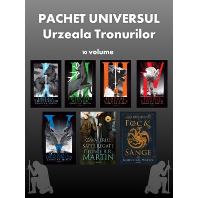 Pachet Universul Urzeala Tronurilor 10 vol. - George R. R. Martin