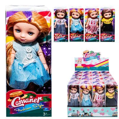 Papusa, 17 cm, 16 buc/display