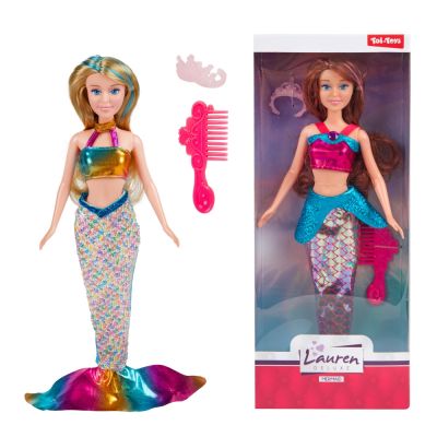 Papusa sirena, cu accesorii - Toi-Toys