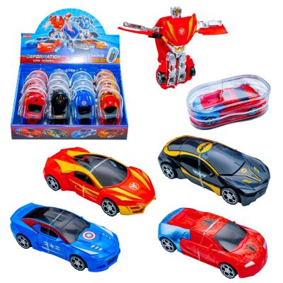 Roboti transformabili, 7. 5x5. 5x14. 5 cm, 12 buc/display