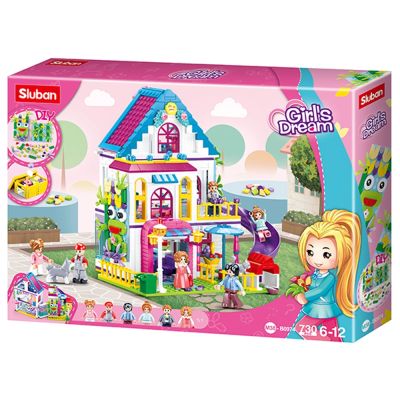 Set de constructie Girl's Dream, 730 piese, Vila familiei - Sluban