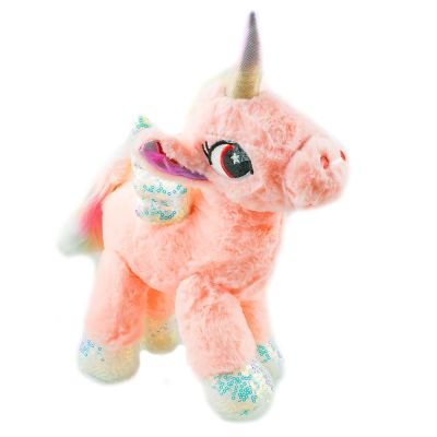 Unicorn din plus, 35 cm