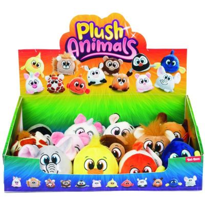 Animalut din plus, 8 cm, 12 modele, Toi-Toys