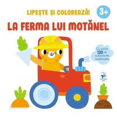 La ferma lui Motanel. Lipeste si coloreaza!