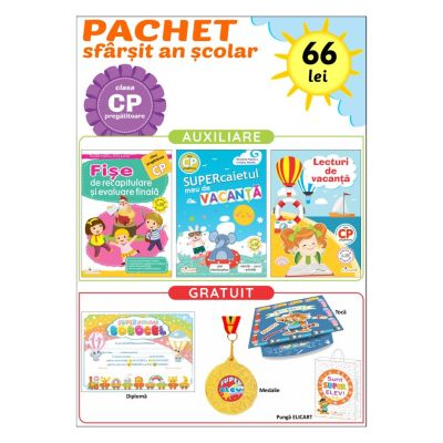 Pachet PROMO sfarsit de an scolar clasa pregatitoare