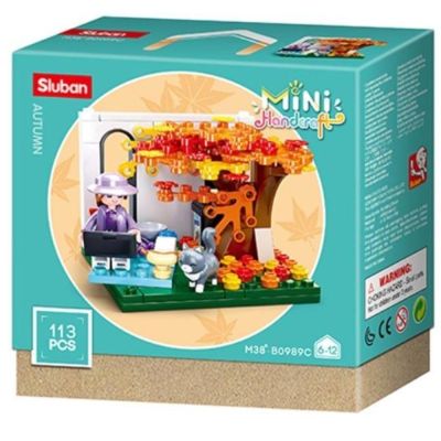 Set de constructie Girl's Dream, 113 piese, In gradina, Sluban