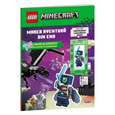 LEGO MINECRAFT Marea aventura din End. Activitati cu abtibilduri