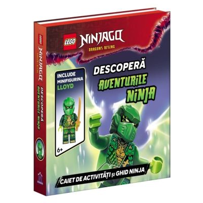 LEGO NINJAGO Descopera aventurile ninja. Caiet de activitati si ghid ninja
