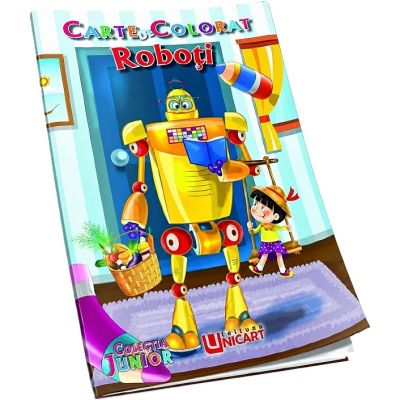 Roboti. Carte de colorat