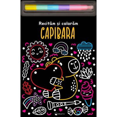 Capibara. Recitam si coloram