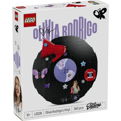 LEGO Editions. Disc de vinil cu Olivia Rodrigo 43028, 360 piese