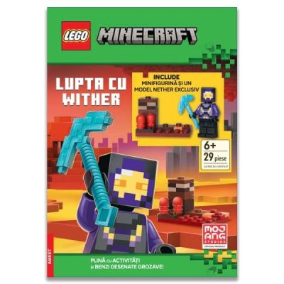 LEGO Minecraft. Lupta cu Wither. Activitati si benzi desenate