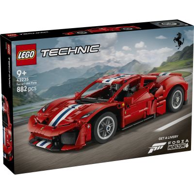LEGO Technic. Masina Ferrari 488 PISTA 42235, 882 piese