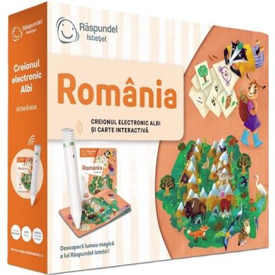 Pachet Raspundel Istetel: Creion Albi si carte interactiva Romania