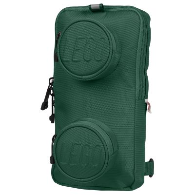 Sling bag LEGO Signature Brick 1x2 Verde inchis 20207B-0141
