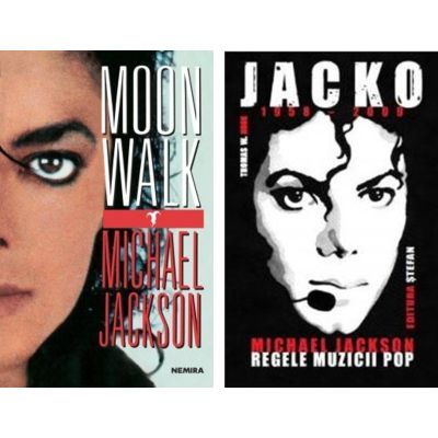 Pachet 2 carti: Moonwalk si JACKO (1958-2009) Regele Muzicii Pop - Michael Jackson, Thomas W. Hook