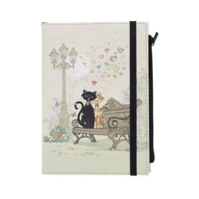 Carnet A5, Bug Art, Couple de Chats, Kiub