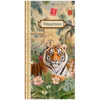 Carnet Adress Book, Tiger, 10x21 cm, Kiub