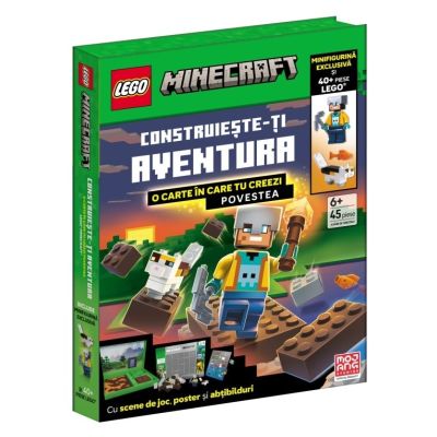 LEGO MINECRAFT Construieste-ti aventura Minecraft. Activitati cu abtibilduri