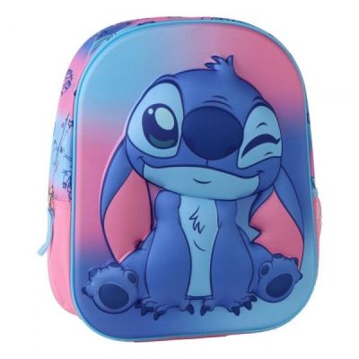 Ghiozdan gradinita 3D Cerda Stitch, 25 cm, 1 compartiment, 629866