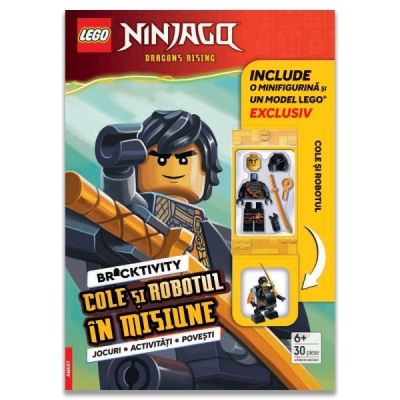 LEGO Bricktivity Ninjago. Cole si Robotul in misiune