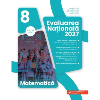 Matematica. Evaluarea Nationala 2027. Clasa 8 - Gabriel Popa