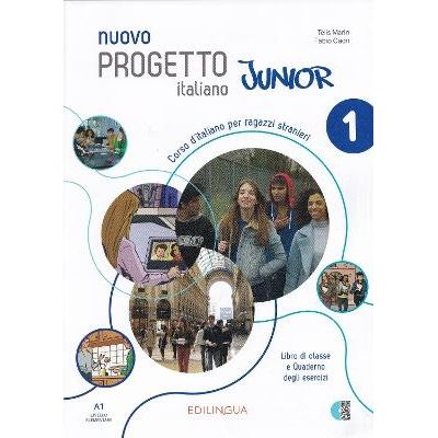 Nuovo Progetto italiano Junior 1 - Libro di classe e Quaderno degli esercizi + audio + video