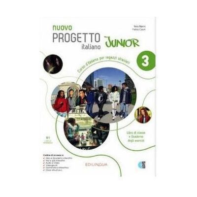 Nuovo Progetto italiano Junior 3 - Libro dello Studente & Quaderno + audio + video