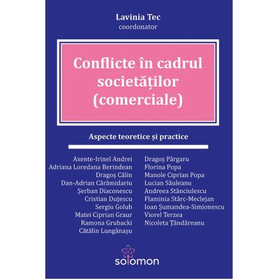 Conflicte in cadrul societatilor (comerciale) - Lavinia Tec