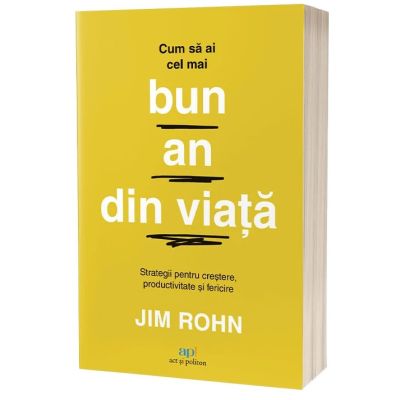 Cum sa ai cel mai bun an din viata. Strategii pentru crestere, productivitate si fericire - Jim Rohn