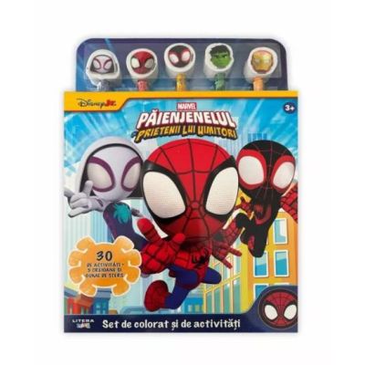 Marvel. Paienjenelul si prietenii lui uimitori. Set de colorat si de activitati