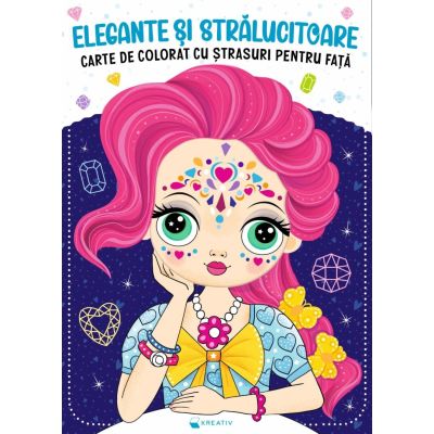 Elegante si stralucitoare. Carte de colorat