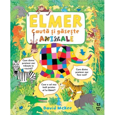 Elmer cauta si gaseste animale - David McKee