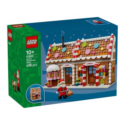 LEGO Iconic. Casa festiva din turta dulce 40809, 498 piese