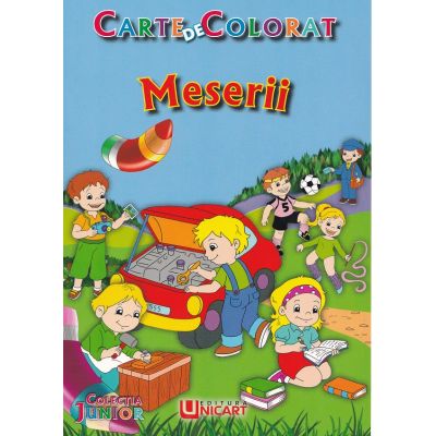 Meserii. Carte de colorat