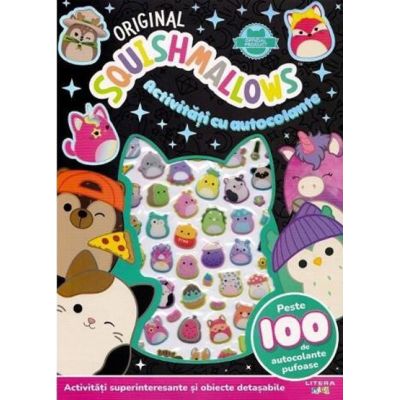 Original Squishmallows. Activitati cu autocolante