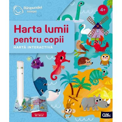 Raspundel Istetel. Harta lumii pentru copii