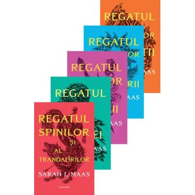 Seria Regatul spinilor si al trandafirilor volumele 1-5 (ACOTAR). Editie brosata - Sarah J Maas