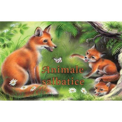 Animale salbatice. Pliant cartonat