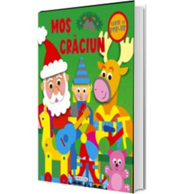 Carte cu pop-up Mos Craciun