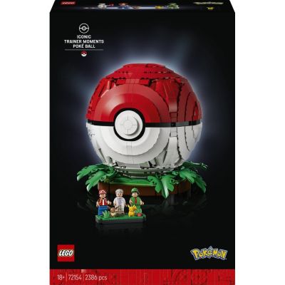 LEGO Pokemon. Poke Ball si momentele reprezentative ale Antrenorului 72154, 2386 piese