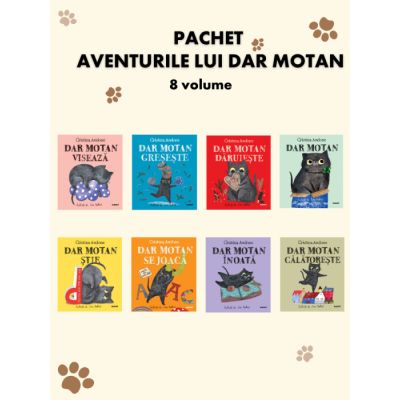 Pachet Aventurile lui Dar Motan 8 vol. - Cristina Andone