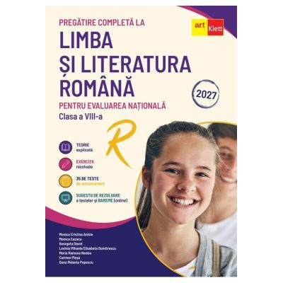 Pregatire completa la Limba si literatura romana pentru Evaluarea nationala. Clasa a 8-a - Monica Cristina Anisie